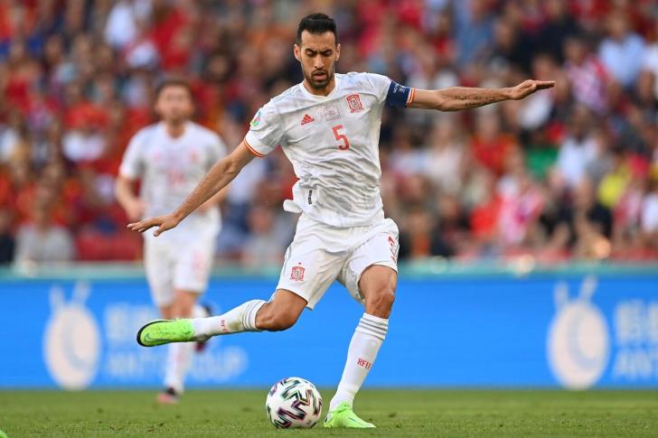 Spain captain Sergio Busquets 